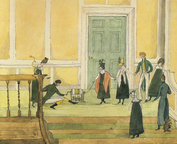 Regency Line Drawing A Shocking Way to Entertain Guests During the Regency Era – Laurie ...
