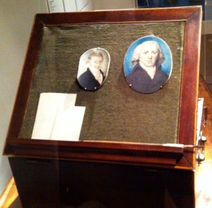 Miniature Portrait Painter's Box Lid