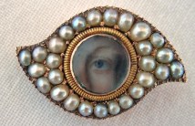 Lover's Eye Brooch from my collection, ca.1800