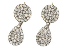 18th Century Day Night Paste Earrings