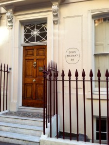 John Murray's Residence in London